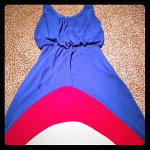Red white and blue dress